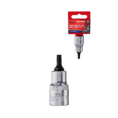 CHAVE SOQUETE TORX CURTO T30 1/2"