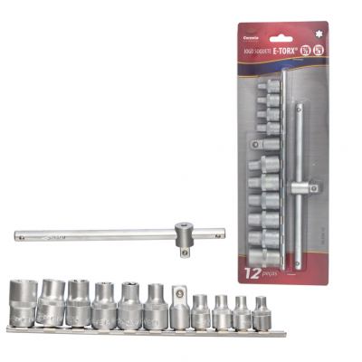SOQUETE E-TORX 1/2-3/8 JG 12PC