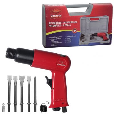 MARTELETE REBARB PNEUMAT 9PC