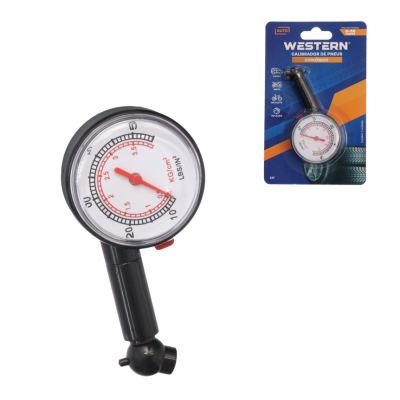 CALIBRADOR DE PNEUS ANALOGICO 0 A 50LBS E 0 A 3,5KG
