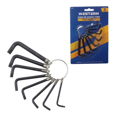 CHAVE TORX T9 A T40 8 PECAS
