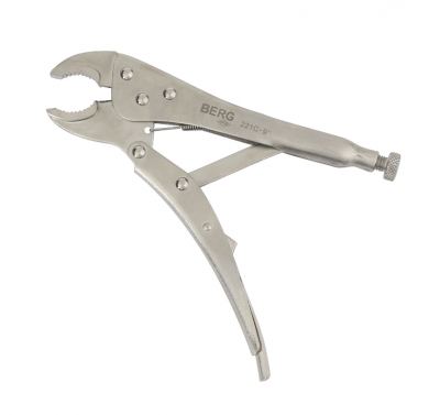 ALICATE DE PRESSAO BOCA CURVA BERG 9"