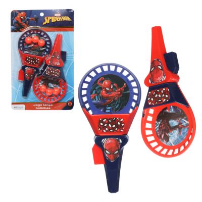 JOGO LANCA BOLINHAS SPIDERMAN