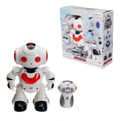 SUPER ROBO COM CONTROLE REMOTO LUZ E SOM