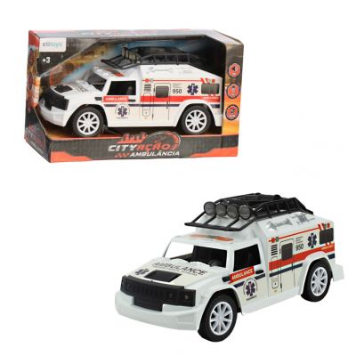 CARRINHO DE RESGATE A FRICCAO COM LUZ E SOM