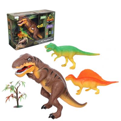 KIT DINOSSAURO REX COM SOM E LUZ