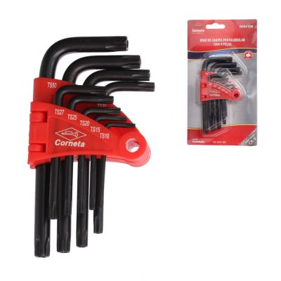 CHAVE PENTALOBULAR TS10 A TS50 9 PECAS