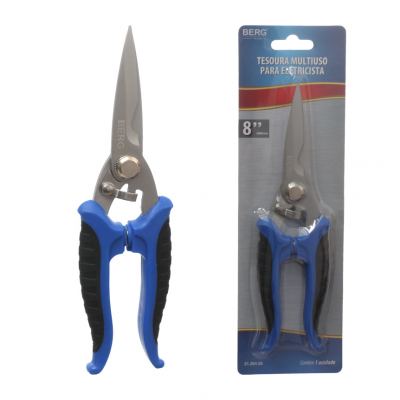 TESOURA MULTIUSO PARA ELETRICISTA 8"