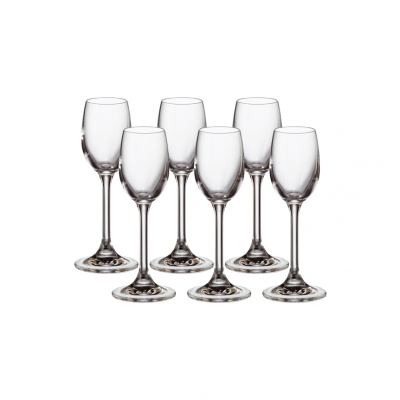 TACA PARA LICOR DE CRISTAL KLARA SYLVIA 65ML 6 PECAS