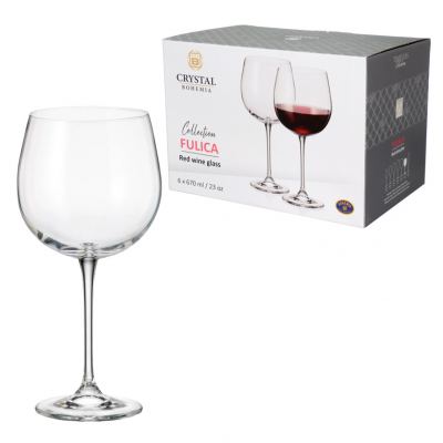 TACA TINTO FULICA 670ML 6PC