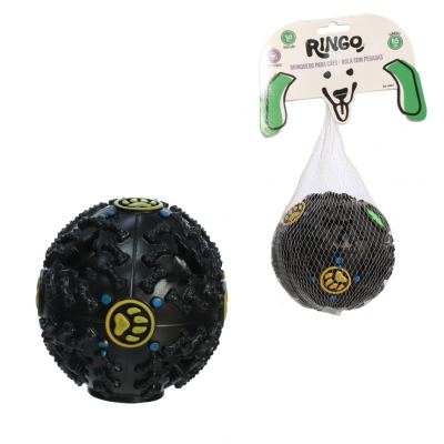 BRINQUEDO PARA CAES BOLA PEGADA 9 CM
