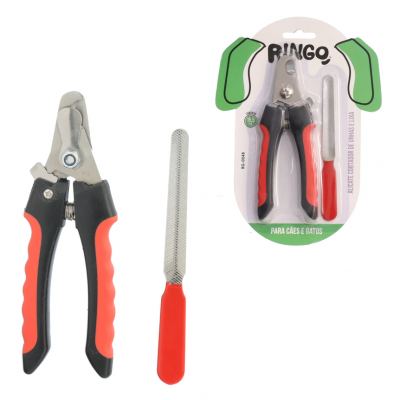 ALICATE PARA CORTE DE UNHAS 15,5CM E LIXA PET