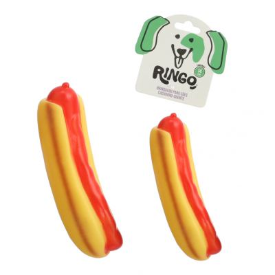 BRINQUEDO PARA CAES CACHORRO-QUENTE 14CM