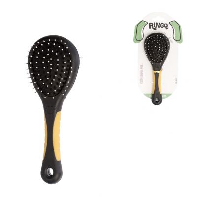 ESCOVA OVAL DUPLA FACE PARA CAES E GATOS 18CM