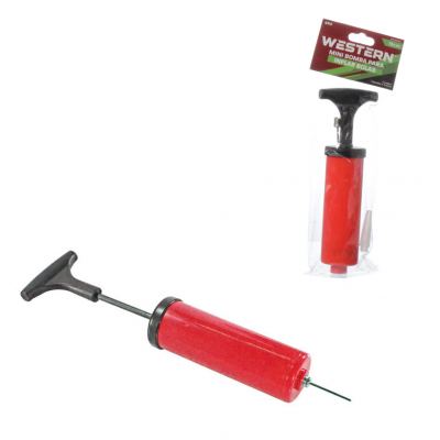 BOMBA DE AR MANUAL MINI PARA INFLAR BOLA SORTIDA 17CM