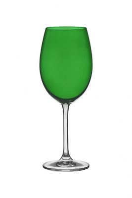TACA PARA VINHO TINTO DE CRISTAL GASTRO VERDE 450ML 6 PECAS