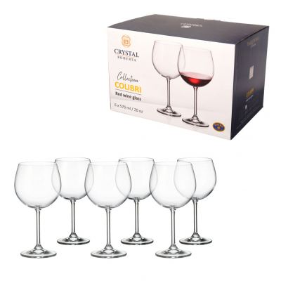 TACA PARA VINHO BURGUNDY DE CRISTAL GASTRO 570ML 6 PECAS