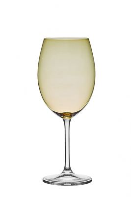 TACA PARA VINHO BORDEAUX DE CRISTAL GASTRO AMBAR 580ML 6 PECAS