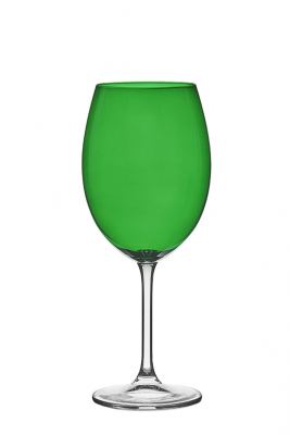 TACA PARA VINHO BORDEAUX DE CRISTAL GASTRO VERDE 580ML 6 PECAS