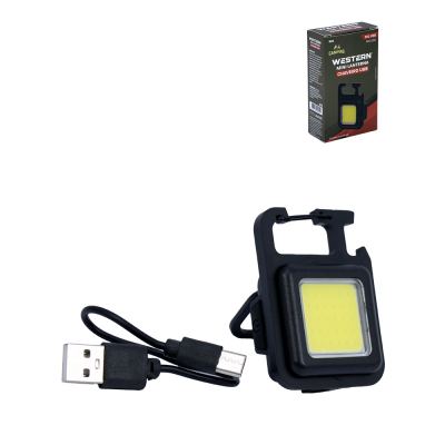 MINI LANTERNA CHAVEIRO USB RECARREGAVEL