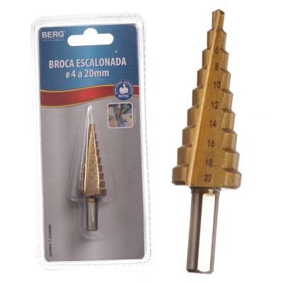 BROCA ESCALONADA BERG 4 A 20MM