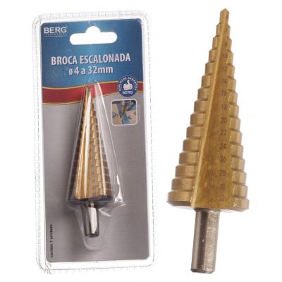 BROCA ESCALONADA BERG 4 A 32MM