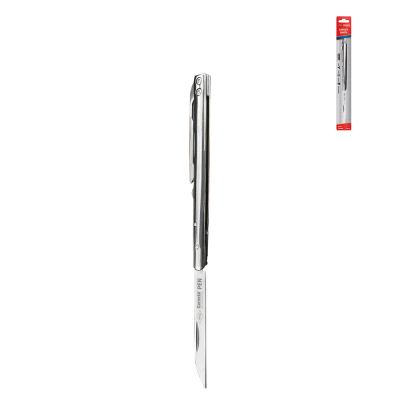 CANIVETE ACO INOX CANETA BLISTER18CM