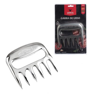 GARRA DE URSO PARA CHURRASCO INOX