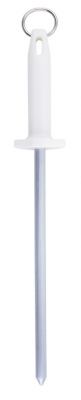 CHAIRA DE INOX COM CABO BRANCO PREMIUM 10"