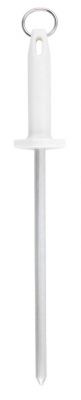 CHAIRA DE INOX COM CABO BRANCO PREMIUM 10"