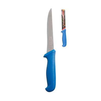 FACA PARA DESOSSAR DE INOX COM CABO AZUL PREMIUM 6"