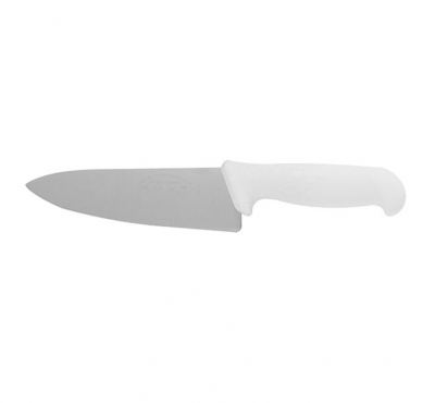 FACA PARA CARNE REFILE DE INOX COM CABO BRANCO PREMIUM 8"