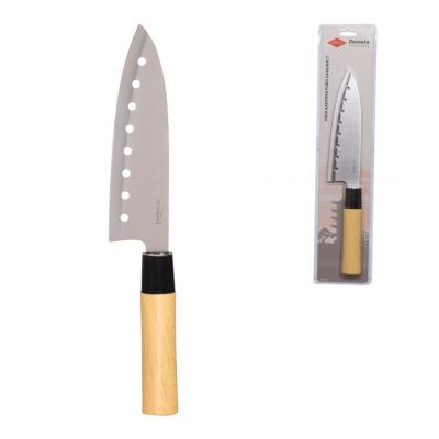 FACA SANTOKU COM FURO SAMURAI 7"