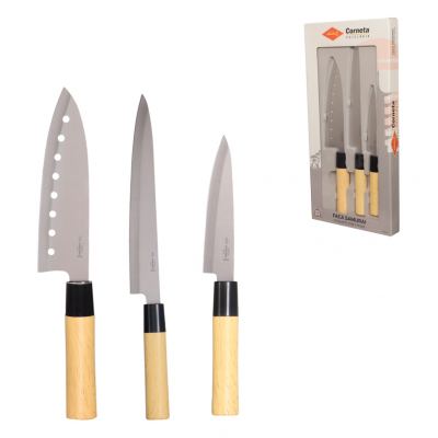 FACA SAMURAI CONJUNTO COM 3 PECAS