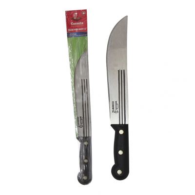 FACAO PARA MATO EMBALADO COM CABO PRETO 12"
