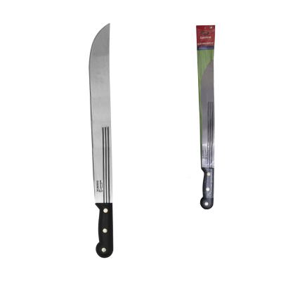 FACAO PARA MATO EMBALADO COM CABO PRETO 16"