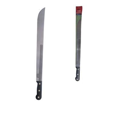 FACAO PARA MATO EMBALADO COM CABO PRETO 20"