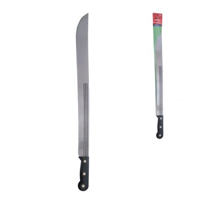 FACAO PARA MATO EMBALADO COM CABO PRETO 22"