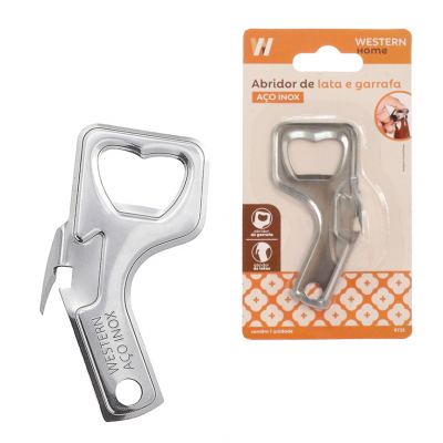 ABRIDOR PARA LATA E GARRAFA DE INOX