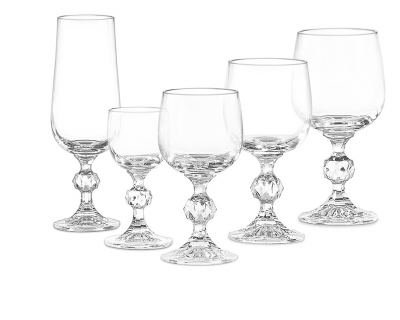 TACA DE CRISTAL KLAUDIE 30 PECAS