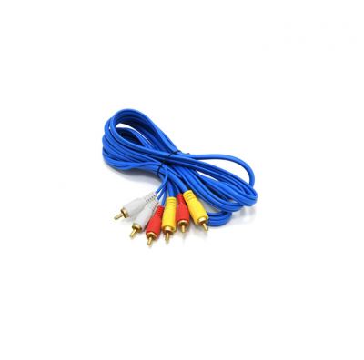 CABO DE AUDIO E VIDEO 3RCA + 3RCA