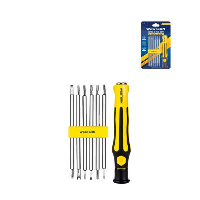 JOGO DE CHAVE FENDA/PHILLIPS/TORX - 6 EM 1 - COM 12 PONTAS DIFERENTES