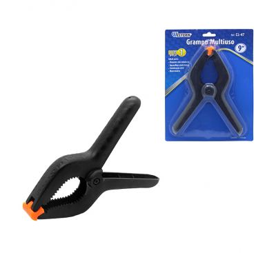 GRAMPO MULTIUSO COM MOLA 9"