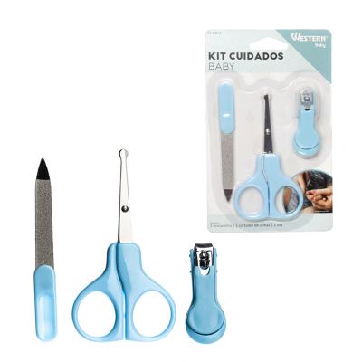 KIT CUIDADOS BABY 3 PECAS AZUL