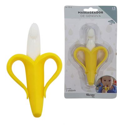 MASSAGEADOR DE GENGIVA BANANA