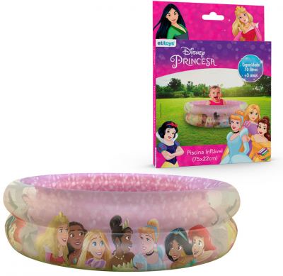 PISCINA INFLAVEL PRINCESAS 70 LITROS CAIXA