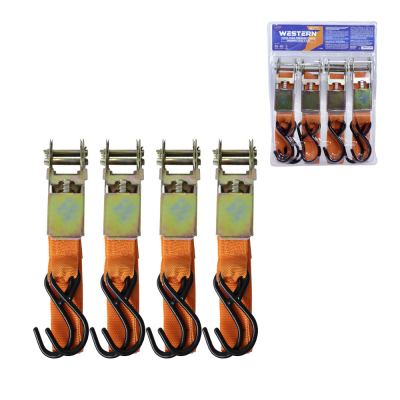 CINTA PARA PRENDER CARGA 2,5CM X 4,5M 50KG 4 PECAS