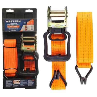 CINTA PARA PRENDER CARGA 5CM X 4,5M 452KG 2 PECAS