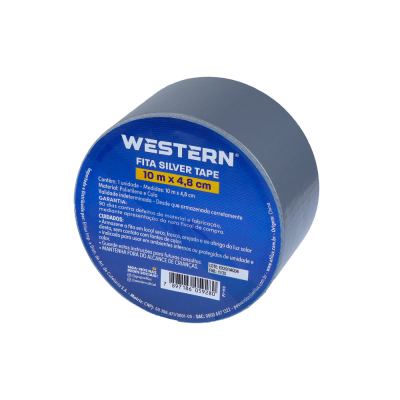 FITA SILVER TAPE CINZA - 0,048 X 10M