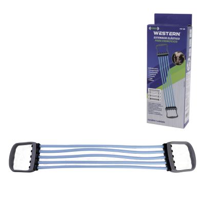 EXTENSOR COM 5 ELASTICOS PARA EXERCICIO